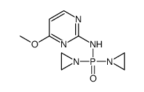 N-[bis(aziridin-1-yl)phosphoryl]-4-methoxypyrimidin-2-amine Structure