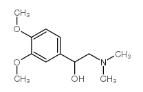 1-(3,4-dimethoxyphenyl)-2-(dimethylamino)ethanol Structure