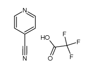 4-cyanopyridine-trifluoroacetic acid Structure