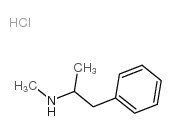 rac Methamphetamine Hydrochloride结构式