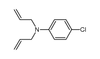 N,N-diallyl-4-chloroaniline structure