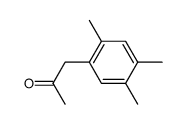 (2,4,5-trimethyl-phenyl)-acetone Structure