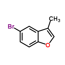 5-溴-3-甲基苯并呋喃结构式