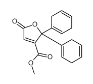 2,5-Dihydro-2,2-diphenyl-5-oxo-3-furancarboxylic acid methyl ester Structure