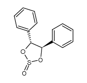 cis,trans-4,5-diphenyl-1,3,2-dioxathiolane 2-oxide Structure