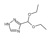 1,2,4-triazole-3-carboxaldehyde diethyl acetal Structure