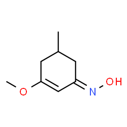 2-Cyclohexen-1-one,3-methoxy-5-methyl-,oxime(9CI) structure