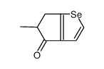 4H-Cyclopenta[b]selenophen-4-one,5,6-dihydro-5-methyl-(9CI) structure