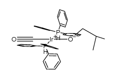 trans-[Ir(PPh3)2]CO(OCH2CHMe2)结构式