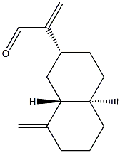 (2R,8aβ)-Decahydro-4aα-methyl-α,8-bis(methylene)-2α-naphthaleneacetaldehyde Structure