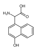 氨基-(4-羟基-萘-1-基)-乙酸结构式