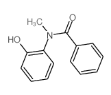 N-(2-hydroxyphenyl)-N-methyl-benzamide结构式