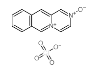 Pyrazino[1,2-b]isoquinolin-5-ium, perchlorate, 2-oxide structure