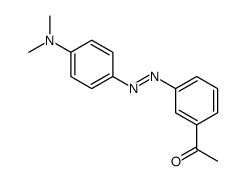 1-[3-[[4-(dimethylamino)phenyl]diazenyl]phenyl]ethanone结构式