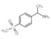 1-(4-(METHYLSULFONYL)PHENYL)ETHANAMINE Structure