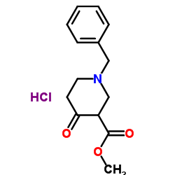 1-苄基-3-甲氧羰基-4-哌啶酮盐酸盐图片