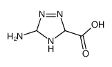 5-amino-4,5-dihydro-3H-1,2,4-triazole-3-carboxylic acid结构式