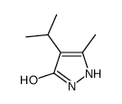 5-methyl-4-propan-2-yl-1,2-dihydropyrazol-3-one Structure