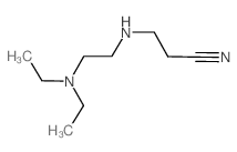3-[2-(diethylamino)ethylamino]propanenitrile Structure