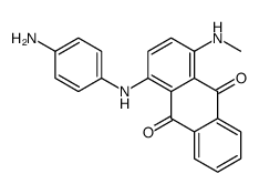 1-[(4-Aminophenyl)amino]-4-(methylamino)-9,10-anthraquinone结构式