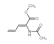 2,4-Pentadienoicacid,2-(acetylamino)-,methylester(9CI)结构式