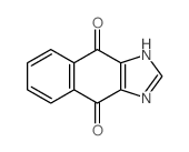 1H-Naphth[2,3-d]imidazole-4,9-dione结构式