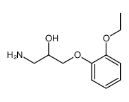 (-)-1-amino-3-(o-ethoxyphenoxy)-propan-2-ol Structure