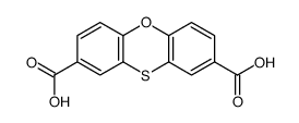 phenoxathiine-2,8-dicarboxylic acid Structure