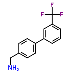 1-[3'-(Trifluoromethyl)-4-biphenylyl]methanamine结构式
