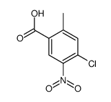 4-Chloro-2-methyl-5-nitrobenzoic acid structure