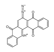 5,8,14-trioxo-13H-naphtho[2,3-c]acridine-6-diazonium Structure