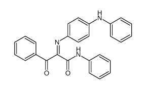 3-Oxo-3,N-diphenyl-2-[(Z)-4-phenylamino-phenylimino]-propionamide Structure