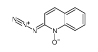 2-azido-1-oxidoquinolin-1-ium Structure
