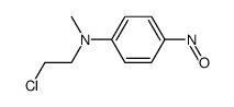 N-(2-chloro-ethyl)-N-methyl-4-nitroso-aniline Structure