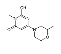 6-(2,6-dimethylmorpholin-4-yl)-3-methyl-1H-pyrimidine-2,4-dione Structure