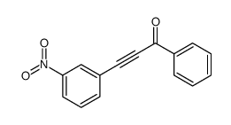 3-(3-nitrophenyl)-1-phenylprop-2-yn-1-one结构式