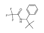 N-[(1R)-2,2-dimethyl-1-phenylpropyl]-2,2,2-trifluoroacetamide结构式