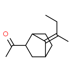 Ethanone, 1-[7-(1-methylpropylidene)bicyclo[2.2.1]hept-2-yl]- (9CI) Structure