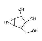 6-Azabicyclo[3.1.0]hexane-2,3-diol, 4-(hydroxymethyl)-, (1R,2R,3R,4R,5R)- (9CI)结构式