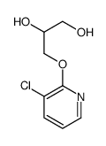 3-(3-chloropyridin-2-yl)oxypropane-1,2-diol Structure