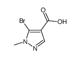 5-溴-1-甲基-1H-吡唑-4-羧酸结构式