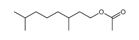 3,7-dimethyloctyl acetate Structure