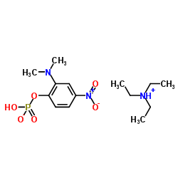 2-(N,N-Dimethylamino)-4-nitrophenyl Phosphate Triethylamine Salt结构式