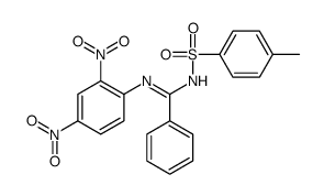 N-(2,4-dinitrophenyl)-N'-(4-methylphenyl)sulfonylbenzenecarboximidamide结构式