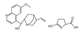 5-oxo-L-proline, compound with (8α,9R)-6'-methoxycinchonan-9-ol (1:1) structure