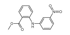 N-(3-nitrophenyl)anthranilic acid methyl ester Structure