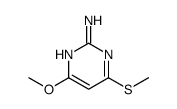 4-methoxy-6-methylsulfanylpyrimidin-2-amine结构式
