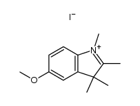 iodure de 5-methoxy 1,2,3,3-tetramethylindoleninium Structure