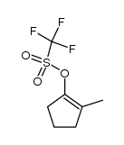 2-methylcyclopent-1-en-1-yl trifluoromethanesulfonate结构式