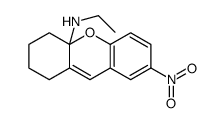N-ethyl-7-nitro-1,2,3,4-tetrahydroxanthen-4a-amine结构式